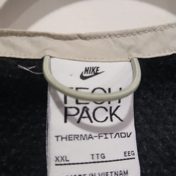 New Nike Tech Pack Mens Adv Forward Lined Vest Olive Green Size XXL